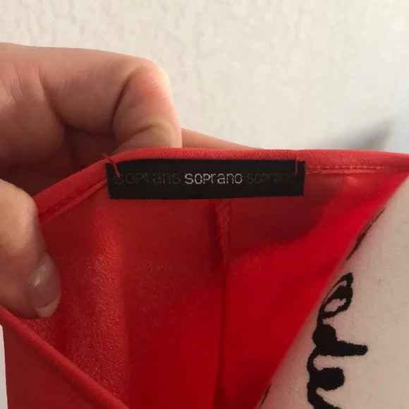 One Sleeve Dress, Coral, Soprano size M - Picture 2 of 6